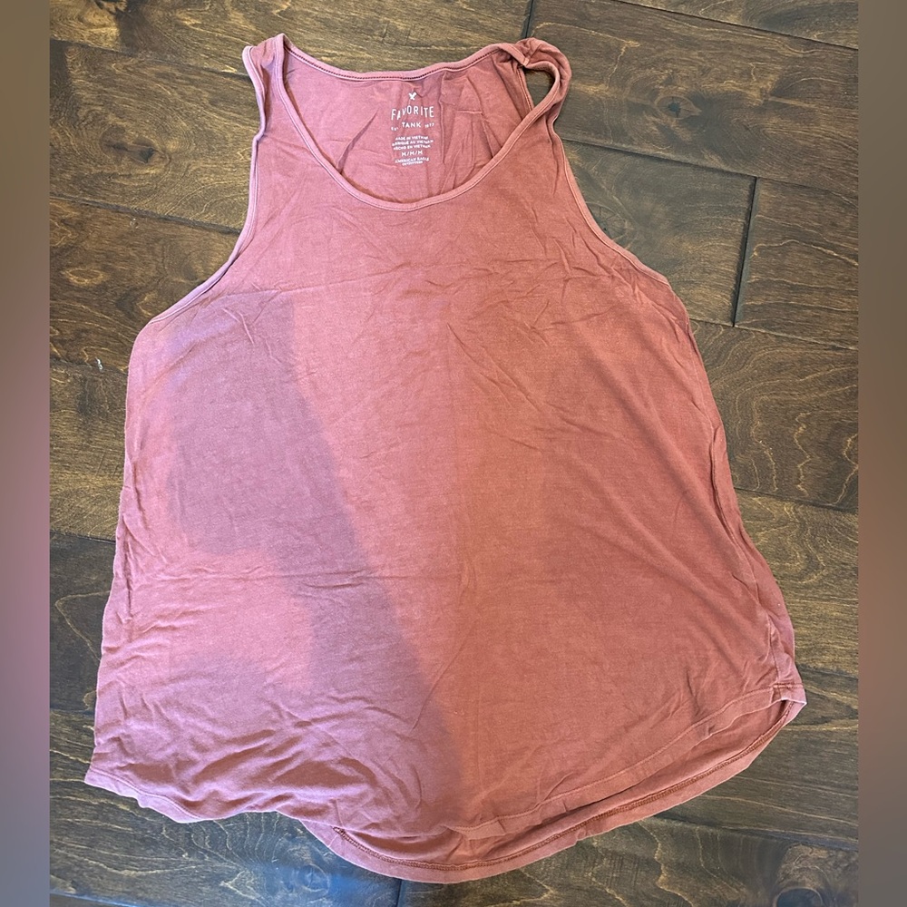 Soft and sexy rust colored favorite tank